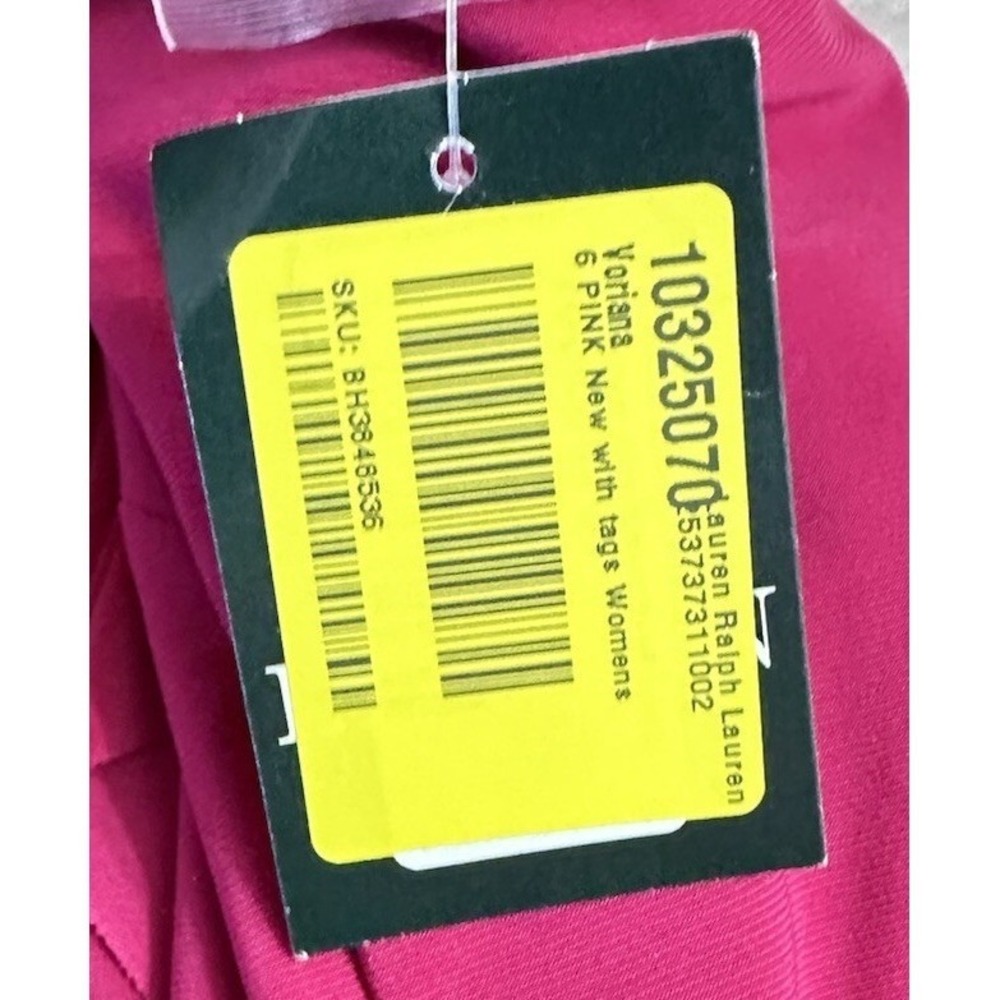 NWT Lauren Ralph Lauren LRL Womens Sleeveless Pink Dress Gown Size 6 - Picture 9 of 13